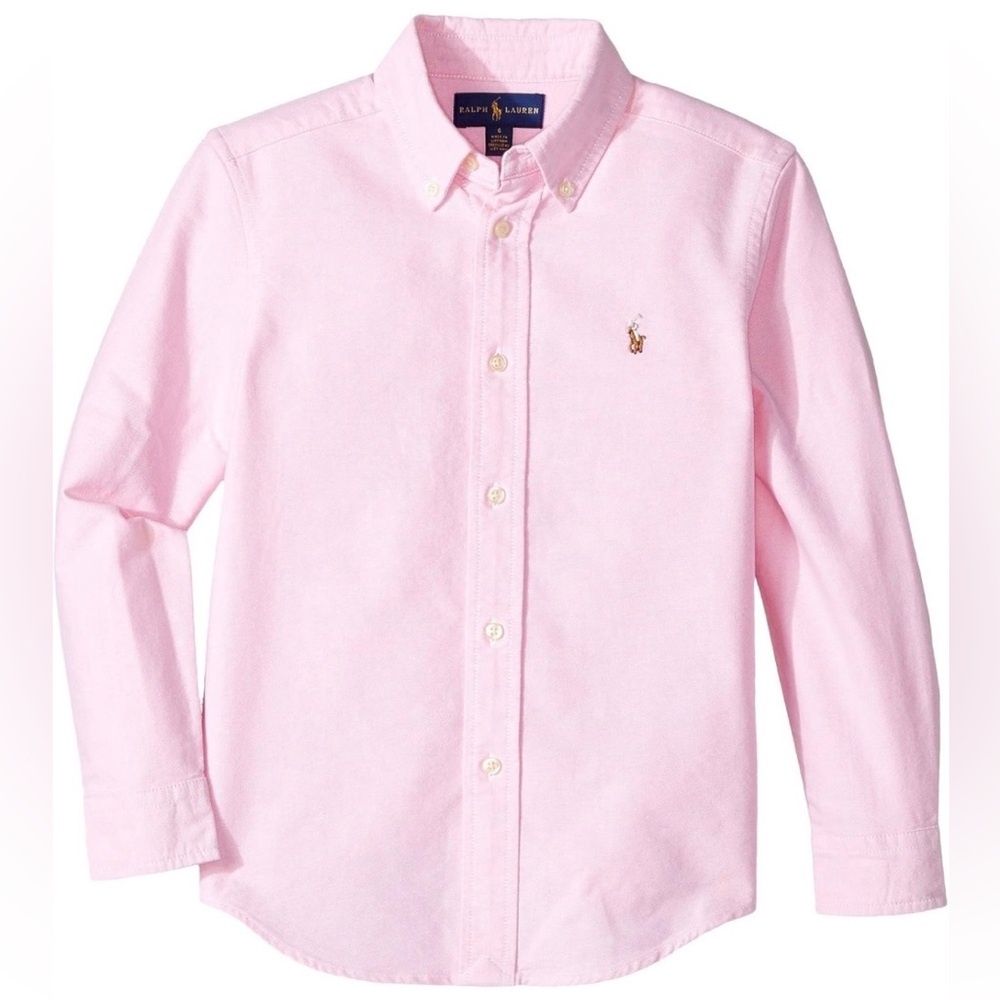 NWT - Polo Ralph Lauren big kids Cotton Oxford Button Down 18-20y XL